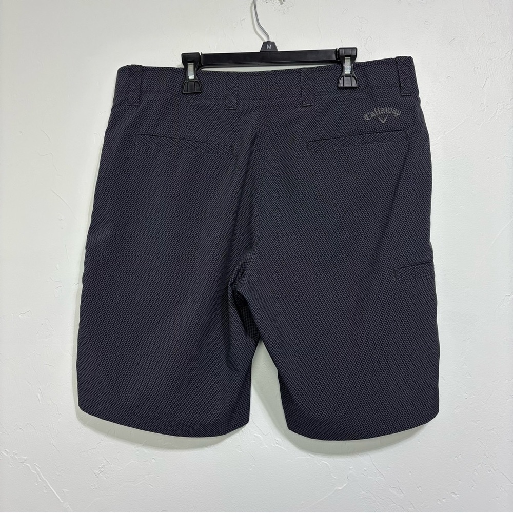 Callaway Men's Golf Shorts Size 34 Waist Button Zip Front Bermuda Chino - Picture 3 of 9